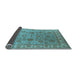 Sideview of Oriental Light Blue Industrial Rug, urb931lblu