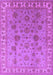 Machine Washable Oriental Purple Industrial Area Rugs, wshurb931pur