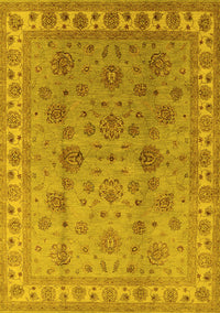 Oriental Yellow Industrial Rug, urb931yw