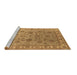 Sideview of Machine Washable Oriental Brown Industrial Rug, wshurb931brn