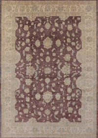 Machine Washable Industrial Modern Chestnut Brown Rug, wshurb932