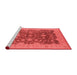 Industrial Red Washable Rugs