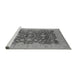 Sideview of Machine Washable Oriental Gray Industrial Rug, wshurb932gry