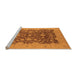 Sideview of Machine Washable Oriental Orange Industrial Area Rugs, wshurb932org