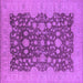 Square Oriental Purple Industrial Rug, urb932pur