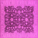 Square Oriental Pink Industrial Rug, urb932pnk