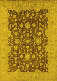 Oriental Yellow Industrial Rug, urb932yw