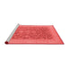 Industrial Red Washable Rugs