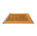 Sideview of Machine Washable Oriental Orange Industrial Area Rugs, wshurb933org