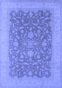 Oriental Blue Industrial Rug, urb933blu