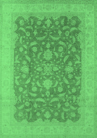 Oriental Emerald Green Industrial Rug, urb933emgrn