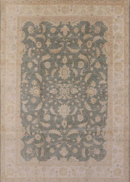 Mid-Century Modern Dark Almond Brown Oriental Rug, urb933