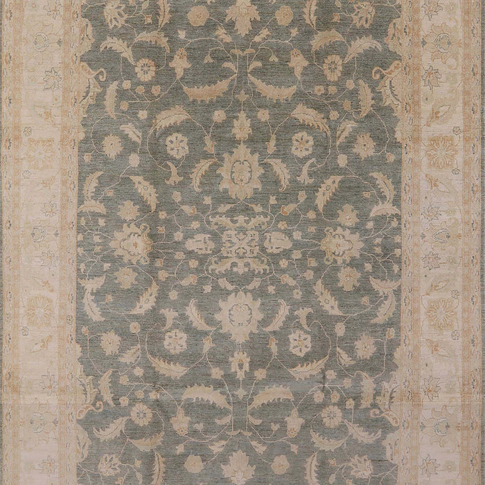 Mid-Century Modern Dark Almond Brown Oriental Rug, urb933