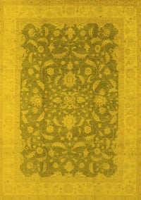 Oriental Yellow Industrial Rug, urb933yw