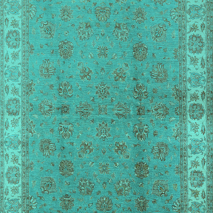 Oriental Turquoise Industrial Rug, urb934turq