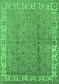 Oriental Emerald Green Industrial Rug, urb934emgrn