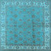 Square Oriental Light Blue Industrial Rug, urb934lblu