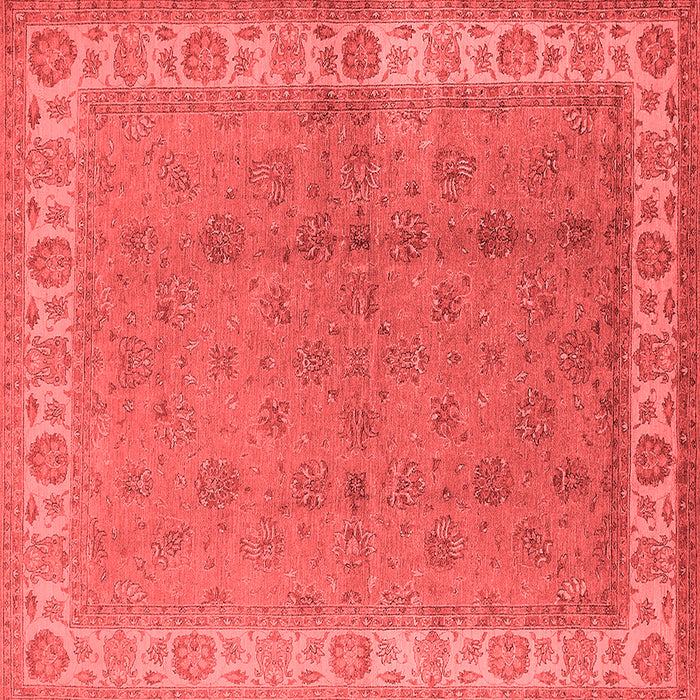 Machine Washable Oriental Red Industrial Rug, wshurb934red