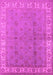 Machine Washable Oriental Pink Industrial Rug, wshurb934pnk