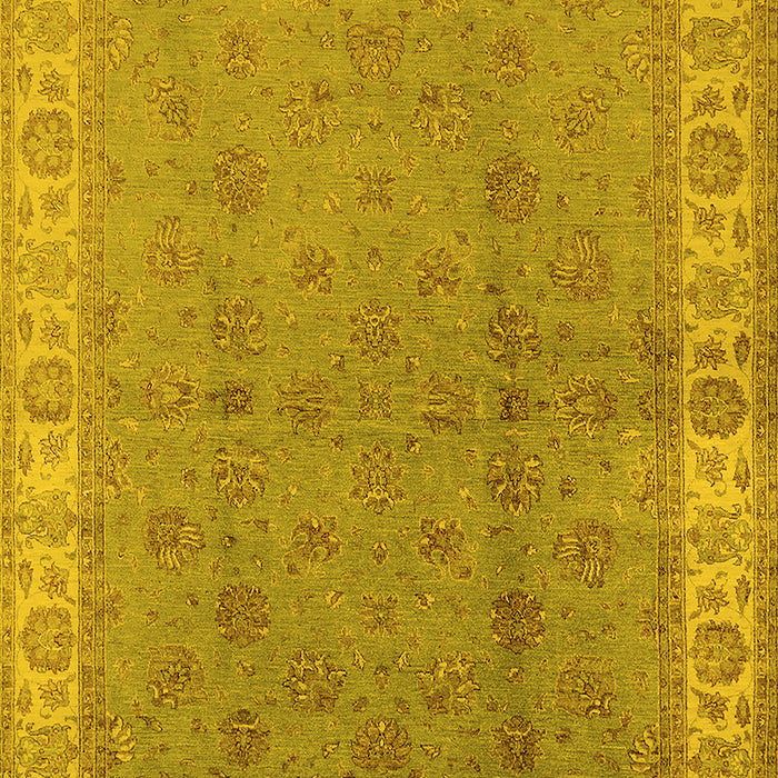Oriental Yellow Industrial Rug, urb934yw