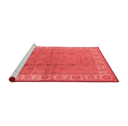 Industrial Red Washable Rugs