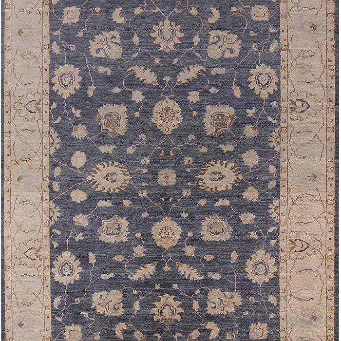 Mid-Century Modern Gray Oriental Rug, urb935