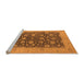 Sideview of Machine Washable Oriental Orange Industrial Area Rugs, wshurb935org