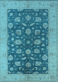 Oriental Light Blue Industrial Rug, urb935lblu