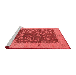 Industrial Red Washable Rugs