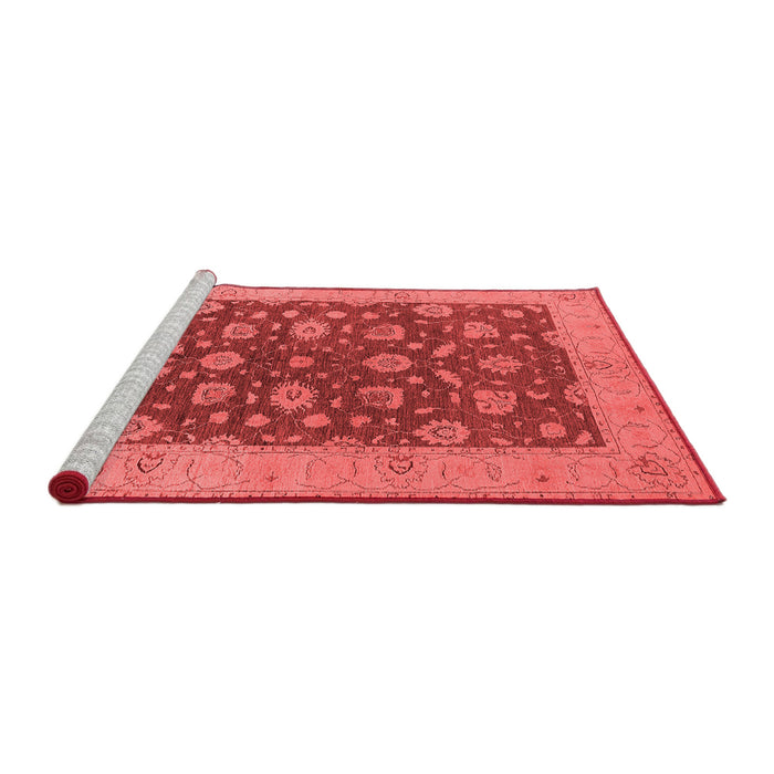 Industrial Red Washable Rugs
