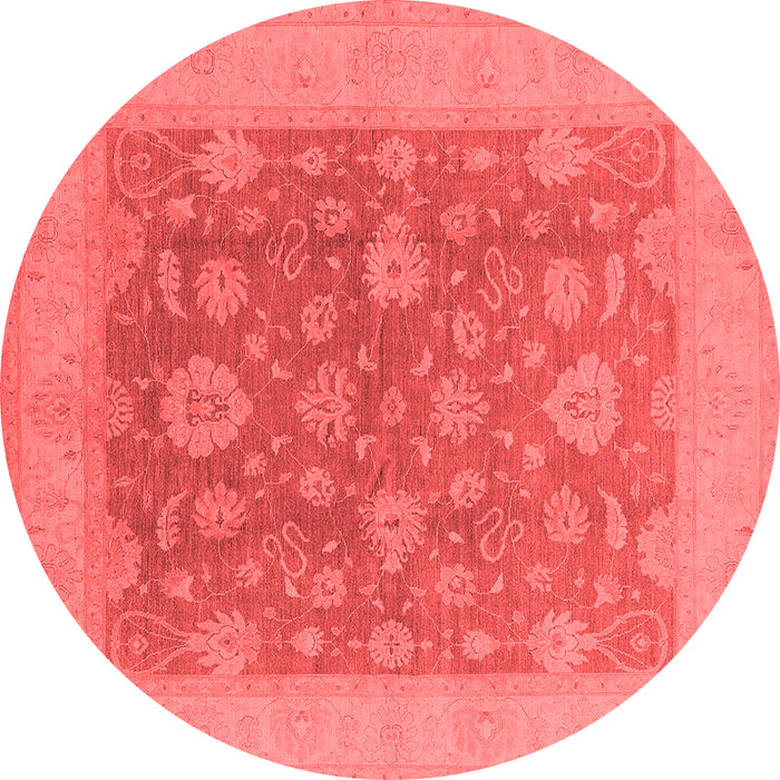 Machine Washable Oriental Red Industrial Rug, wshurb936red