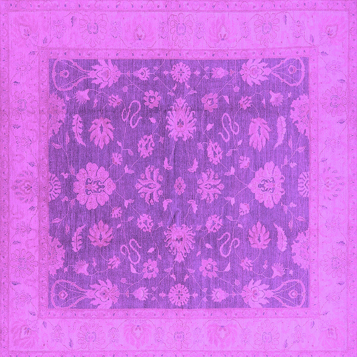 Square Oriental Purple Industrial Rug, urb936pur