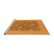 Sideview of Machine Washable Oriental Orange Industrial Area Rugs, wshurb936org
