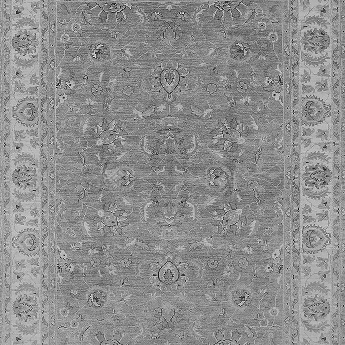 Machine Washable Oriental Gray Industrial Rug, wshurb937gry