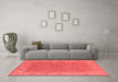 Industrial Red Washable Rugs