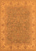 Machine Washable Oriental Orange Industrial Area Rugs, wshurb937org