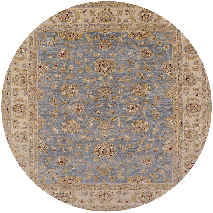 Round Machine Washable Industrial Modern Dark Almond Brown Rug, wshurb937