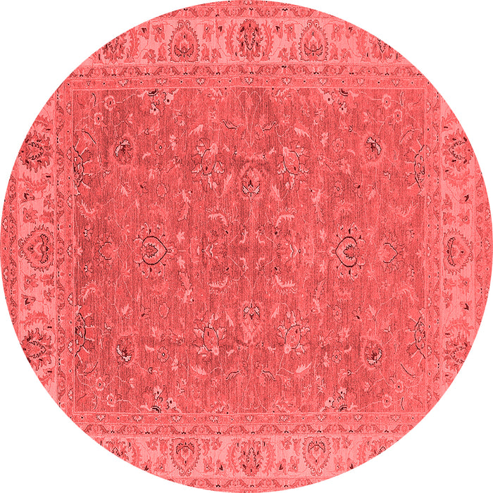 Machine Washable Oriental Red Industrial Rug, wshurb937red
