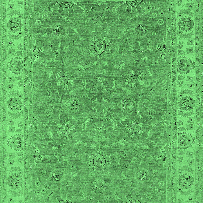 Oriental Emerald Green Industrial Rug, urb937emgrn