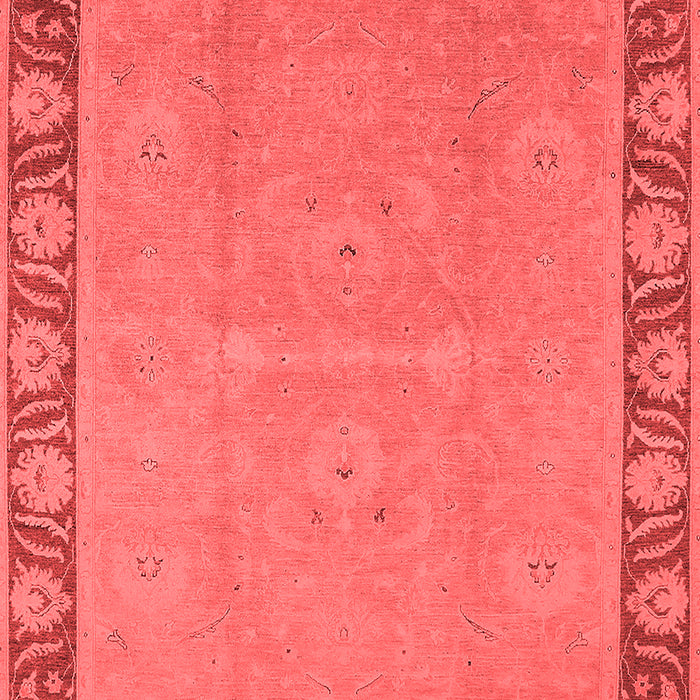 Machine Washable Oriental Red Industrial Rug, wshurb938red