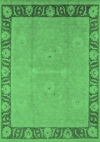 Oriental Emerald Green Industrial Rug, urb938emgrn