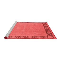 Industrial Red Washable Rugs