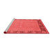 Industrial Red Washable Rugs