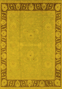 Oriental Yellow Industrial Rug, urb938yw