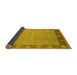 Sideview of Oriental Yellow Industrial Rug, urb938yw