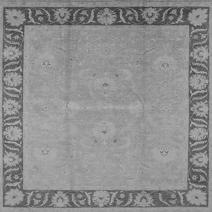 Square Oriental Gray Industrial Rug, urb938gry