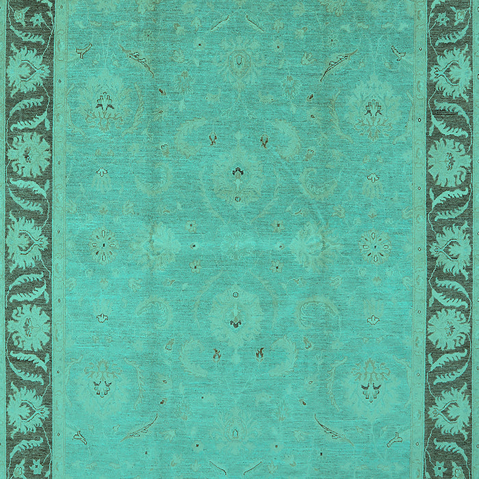 Oriental Turquoise Industrial Rug, urb938turq