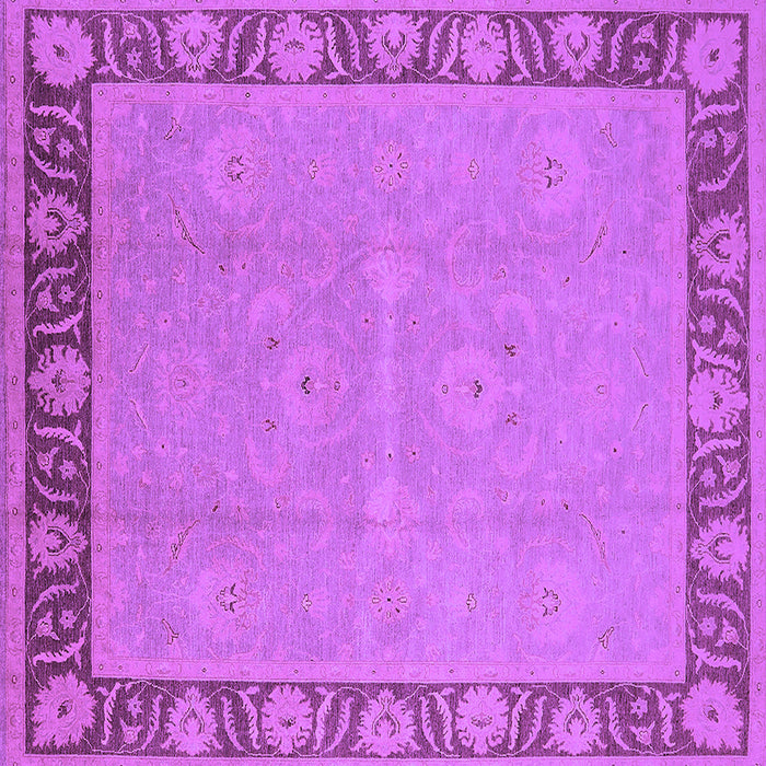 Square Oriental Purple Industrial Rug, urb938pur