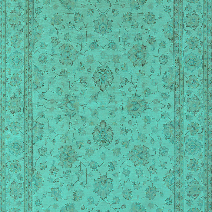 Oriental Turquoise Industrial Rug, urb939turq