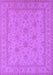 Machine Washable Oriental Purple Industrial Area Rugs, wshurb939pur